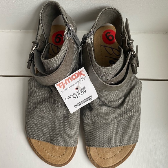 Blowfish grey sandals NEW WITH TAGS size 6 - Picture 2 of 4